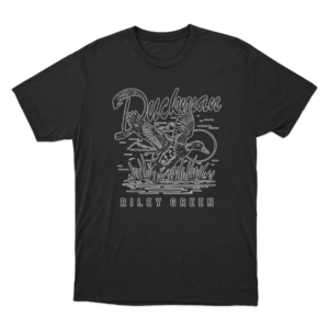 Duckman Riley Green T Shirt Black