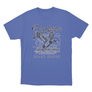 Duckman Riley Green T Shirt Blue