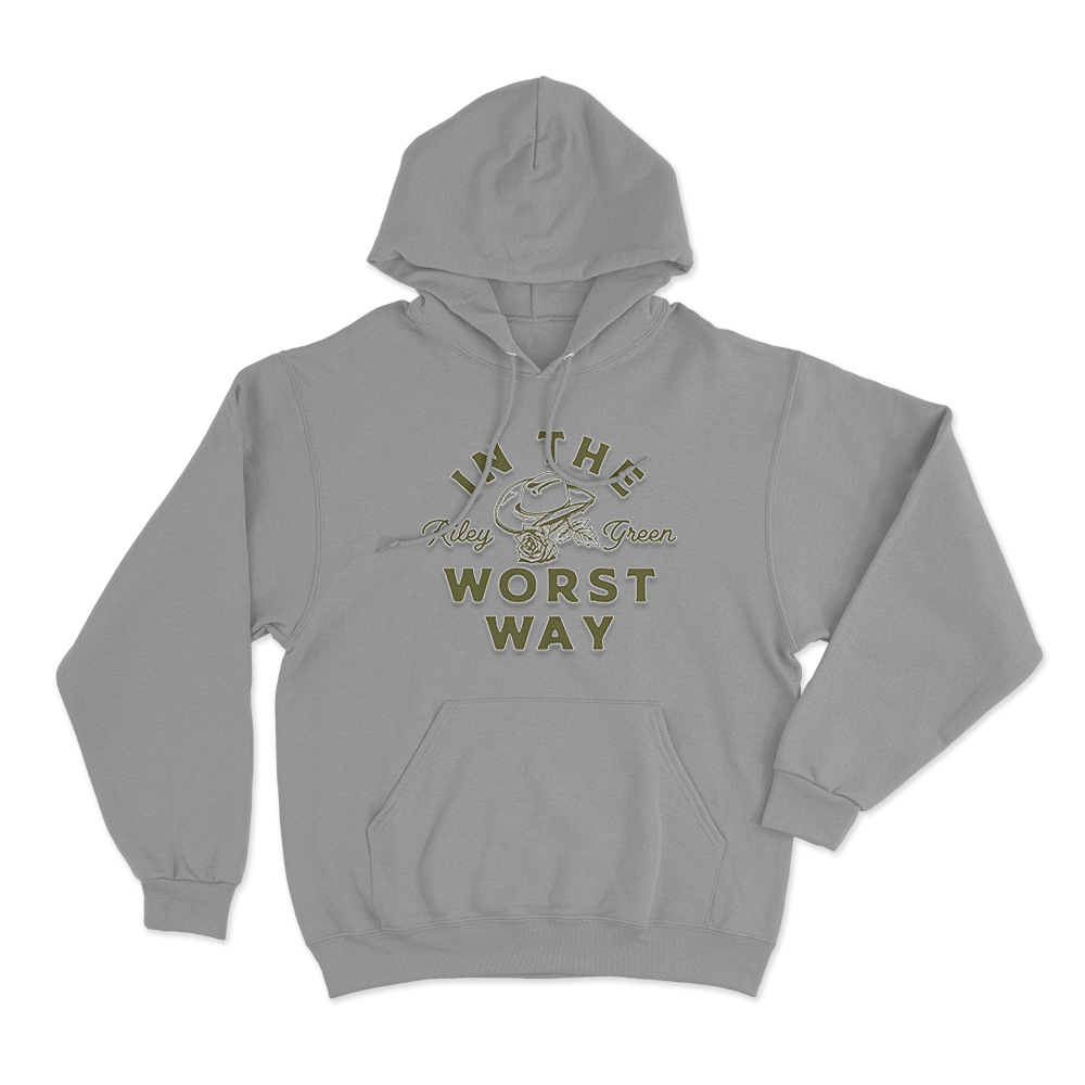 In The Worst Way Hoodie Grey In The Worst Way Hoodie Grey