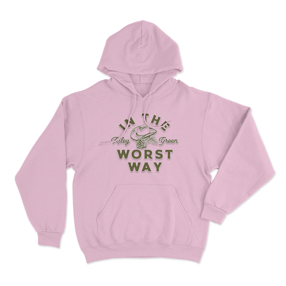In The Worst Way Hoodie Pink In The Worst Way Hoodie Pink