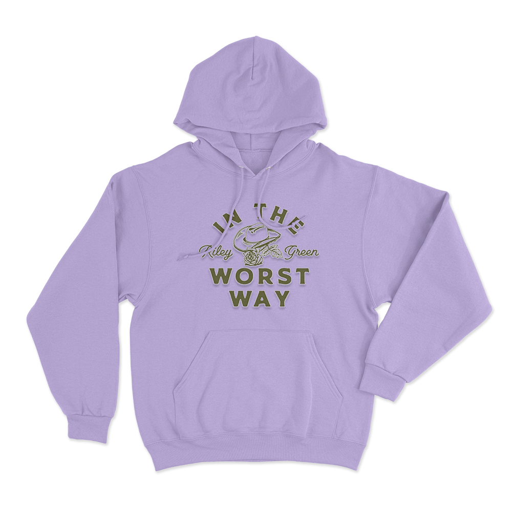 In The Worst Way Hoodie Purple In The Worst Way Hoodie Purple