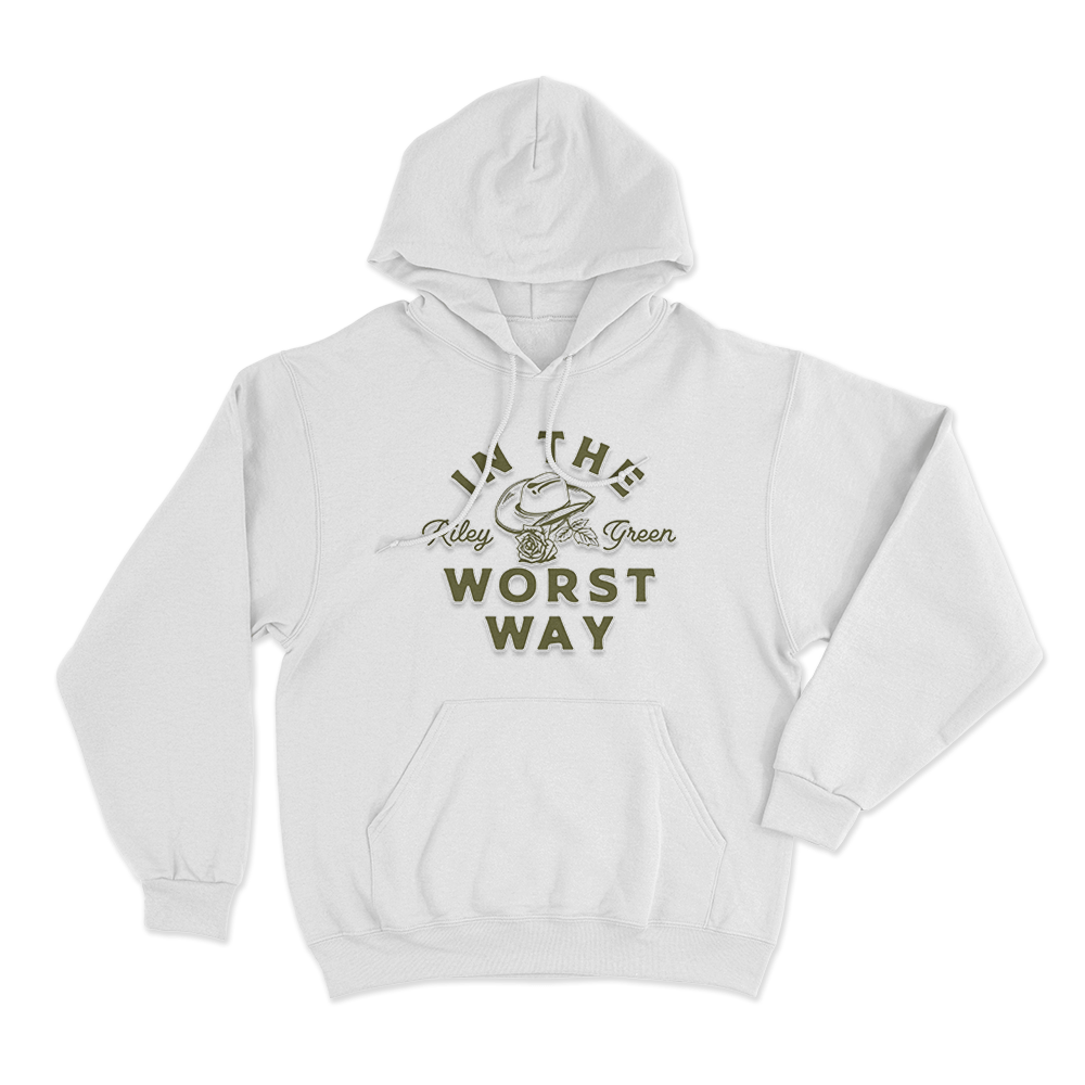 In The Worst Way Hoodie White In The Worst Way Hoodie White
