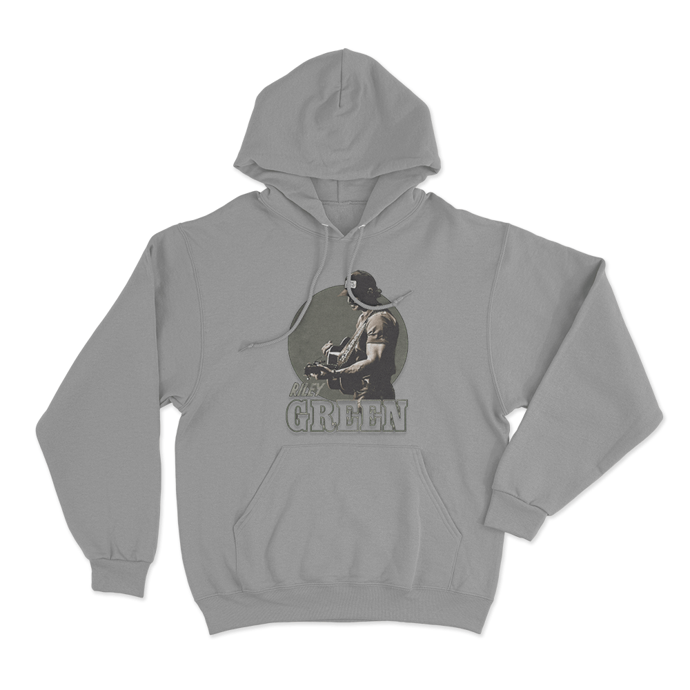 Riley Green Guitarist Hoodie Grey Riley Green Guitarist Hoodie Grey