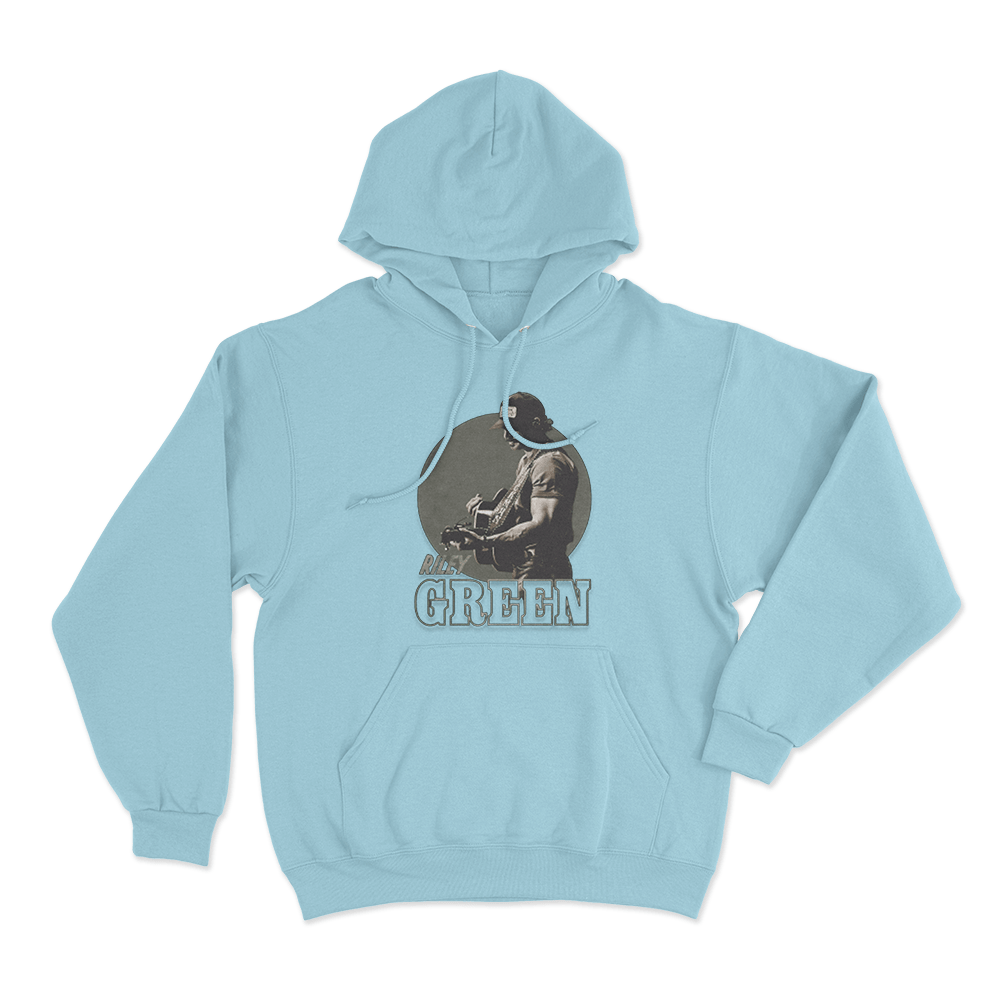 Riley Green Guitarist Hoodie Sky Blue Riley Green Guitarist Hoodie Sky Blue
