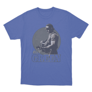 Riley Green Guitarist T Shirt Blue