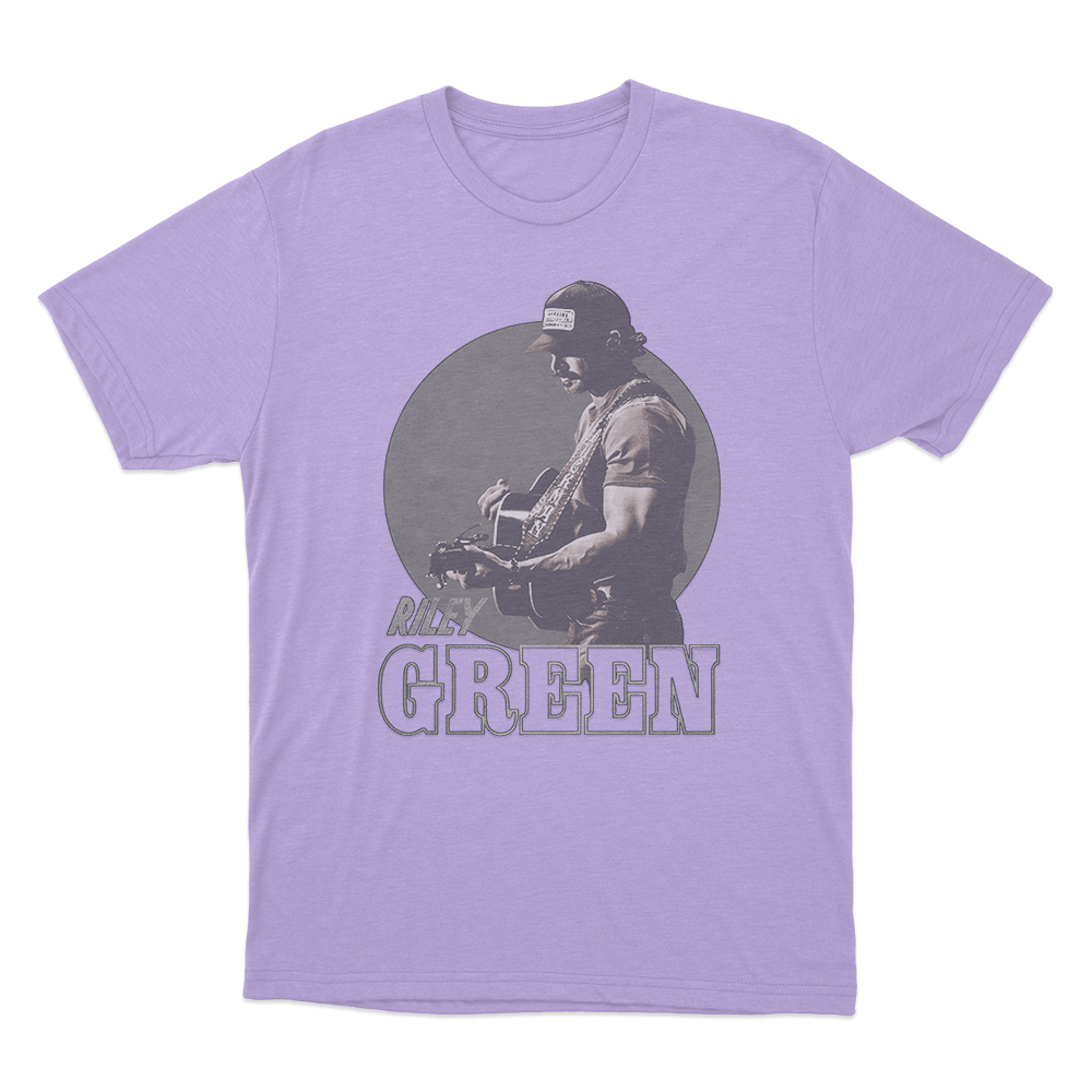 Riley Green Guitarist T Shirt Purple Riley Green Guitarist T Shirt Purple