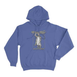 Worst Way Photo Hoodie Blue